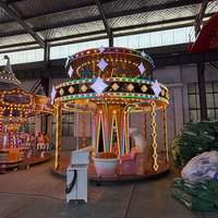 Manège Parapluie, Chaise Volante, Aire de Jeux Gonflable, Manège, Carrousels en Forme de Pastèque