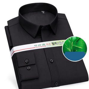 Camicie Formali da Uomo in Fibra di Bambù Personalizzate, Maniche Lunghe, Elastiche, Antipiega, Senza Stiratura - Product Image 4