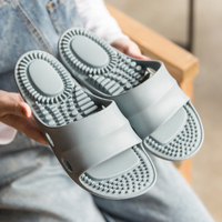 Rutsch feste Frauen Home Slides Schuhe, Fuß massage Bades chuhe, Sommer Indoor EVA Badezimmer Haus Sandalen mit Massage