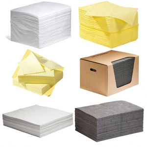 Chemic <span class=keywords><strong>sorbent</strong></span> grey thấm dầu phổ hấp thụ chất lỏng máy không thấm nước Trọng lượng nhẹ 38x48 PP tan thổi <span class=keywords><strong>Pad</strong></span> - Product Image 1
