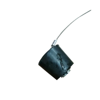 Bouchon de vidange pour conteneur frigorifique avec cordon en fil d'acier, bouchon de vidange en caoutchouc pour pièces de conteneur frigorifique