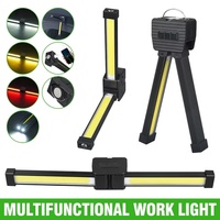 Lampe de travail de gymnastique la plus vendue Lampe de gymnastique à gradation magnétique rechargeable par USB pour poser Lampe de travail COB portable avec maintien à 180 °
