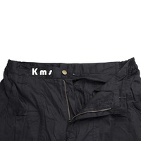 Uniforme tactique unisexe KMS prêt à être expédié, noir, tissé, respirant, anti-déchirure, pour la sécurité extérieure, la chasse et l'entraînement