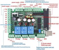 Contrôleur d'adaptateur de carte de dérivation pour pilote de moteur pas à pas Machine de gravure de moulin CNC MACH3V2.1-L