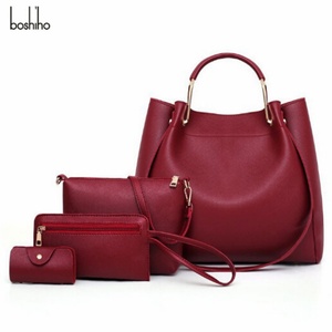 Sac à main de marque haut de gamme avec logo personnalisé, sac à main rose clair pour femmes, ensembles de sacs à main pour femmes - Product Image 6