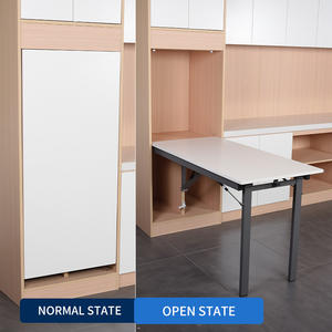 <span class=keywords><strong>Cucina</strong></span> multifunzione salvaspazio bianco <span class=keywords><strong>tavolo</strong></span> pieghevole da caffè montato a parete <span class=keywords><strong>tavolo</strong></span> ripiegabile tavoli da pranzo - Product Image 2