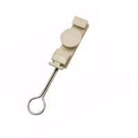 Apt harga pabrik Ftth s-type Dead End Clamp Set serat optik Drop kabel jenis Drop penjepit/meja klem untuk 5mm kabel Drop