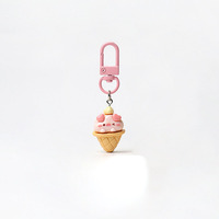 Porte-clés en gros en forme de cochon rose sucré, pendentif de sac, accessoires créatifs et mignons pour filles, ornements suspendus de dessin animé