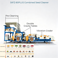 Multifunktionale Vibrations-Saatgut-Sortiermaschine für Weizen, Mais und Bohnen mit Hoher Reinigungseffizienz und 35 T/h Kapazität