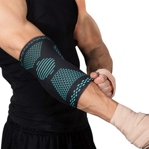 Manchon de compression pour coude abordable (lot de 1 ou 2) - Soutien pour le sport, le travail et le soulagement quotidien de la douleur, genouillères élastiques de compression - Product Image 5