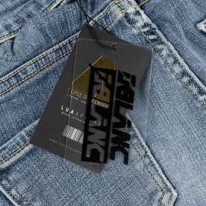 Tùy Chỉnh Trang Phục Treo Thẻ May Giấy Các Tông Vải In Thương Hiệu Logo Rõ Ràng Quần Áo Treo Thẻ PVC Đu Thẻ Cho Quần Áo - Product Image 2