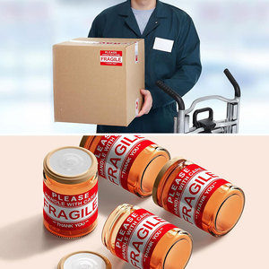 Bán buôn dễ vỡ dính Sticker tùy chỉnh hậu cần cảnh báo nhãn cho an toàn giao thông vận tải các nhà sản xuất cung cấp - Product Image 5