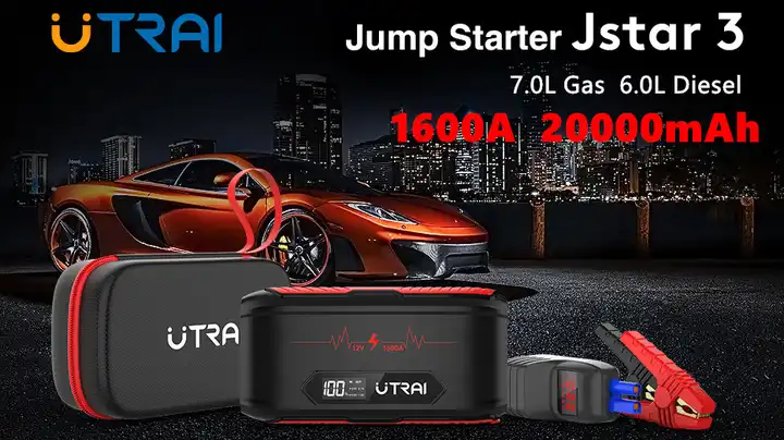 Utrai Smart Booster Kabel Auto Notfall Auto Batterie Klemme