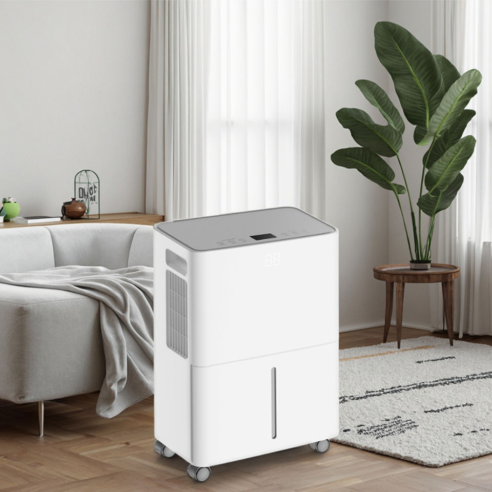 EcoAir DC12 MK3 Dehumidifier 12L/Day - Digital Display, 24H Timer Laundry Drying Continuous Drainage 2l Tank - View #9