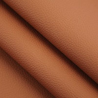 Grain de litchi en cuir, cuir synthétique pvc pour tapis de sol de voiture et décoration intérieure