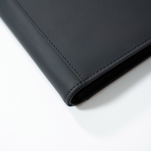 Porte-cartes rigide en cuir PU imprimé sérigraphié sur mesure avec 12 poches et fermeture à bouton, vente en gros - Product Image 3