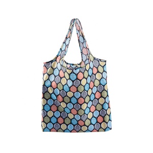 Bolso de poliéster reutilizável, fácil de carregar, bolso, sacola dobrável, - Product Image 2