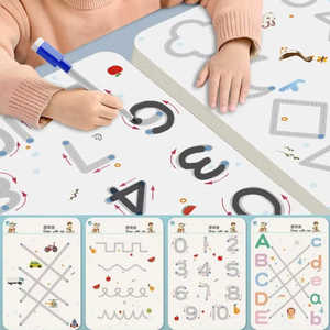 Wholesale Montessori Reusable Tracing Workbook Magical Educational Writing Children Pen Control <b>Training</b> Calligraphy Copybook - Product Image 4