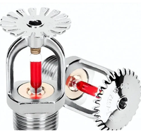 Tête de sprinkler vertical chromée à suppression rapide pour entrepôt
