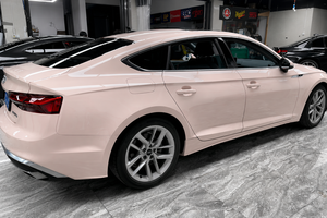Vinilo de alto brillo para envoltura de vehículos, color rosa PET de 7.5mil, con tecnología de liberación de aire y autoreparación, película para envoltura completa de automóviles, película que cambia de color. - Product Image 4