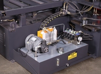 Scie à ruban horizontale automatique CNC à tension mécanique avec composants à engrenages