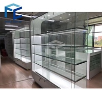Comptoir moderne magasin médical dernière conception de support de pharmacie vitrine en verre étagères de pharmacie à vendre