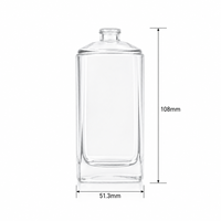 Botol Parfum Mewah YORK Glass 100ml dengan Pompa Semprot Desain Berwarna yang Dapat Disesuaikan Hot Stamping-Kemasan Mewah