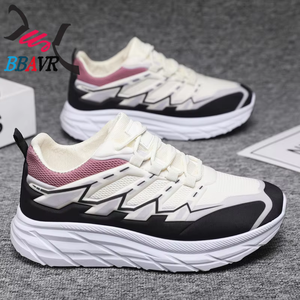 Nuevos Zapatos Deportivos Casuales de Moda para Hombre con Cordones, Suela Gruesa, Uso Diario, Forro de Malla Transpirable, Antideslizantes, para Verano y Primavera - Product Image 5