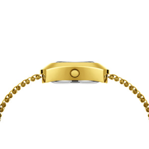 นาฬิกาวินเทจคู่รัก ประดับเพชรเทียม หน้าปัดทรงกลม ตัวเรือนโลหะผสม กันน้ำ สำหรับผู้หญิง นาฬิกาทองหรูหรา ของขวัญสำหรับผู้ชาย - Product Image 4