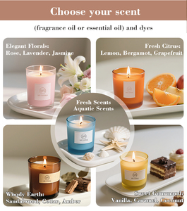 Modern Handmade Flameless Soy Wax Scented Candle Luxury Aromatherapy Home Fragrance Long <strong>Burning</strong> Valentine's Day New Wholesale - Product Image 6