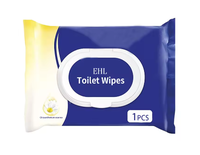Lingettes humides pour toilettes biodégradables et organiques, personnalisées OEM, pour adultes, vente en gros