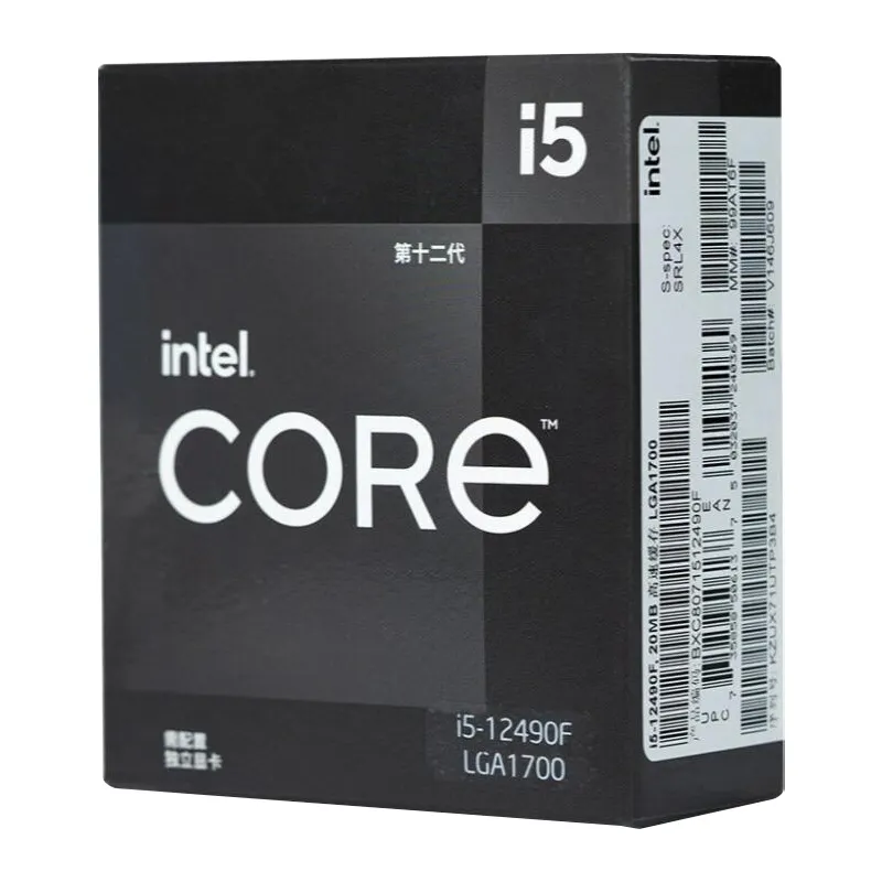 High Performance In-tel Sealed CPU i5 12th 12490F six cores supports desktop processor 12490F CPU