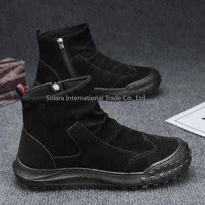 Ankle Bootie Desert <b>Boots</b> Men Winter Autumn Style Breathable Waterproof Work Shoes Trendy Versatile Anti-Slip Casual Protective - Product Image 3