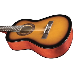 EKO GUITARS-Guitare Sunburst CS-2 avec dessus et côtés en tilleul, manche et touche en bouleau et finition classique brillante - Product Image 4