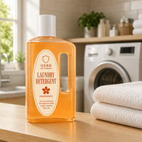 Lessive liquide en vrac OEM avec poignée latérale plate, parfumée, pour lessive en poudre et capsules de lessive, produits de lavage