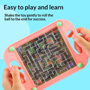 Juguete Educativo Youlian para Niños, Tabla de Equilibrio con Laberinto de Bolas Rodantes, <span class=keywords><strong>Juego</strong></span> de Laberinto para Preescolares, Entrenamiento de Concentración <span class=keywords><strong>y</strong></span> Desarrollo Cerebral - Product Image 4