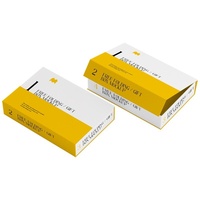 Boîtes d'emballage personnalisées en carton blanc, style livre, petites séries, boîtes en carton ondulé colorées pour cosmétiques, impression personnalisée sur soie
