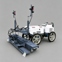 Machine à surfaçonner avec récepteur laser intégré pour le contrôle automatique de la qualité des sols d'atelier