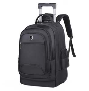 Roller Bag Oxford Cloth <b>Trolley</b> Bag Advanced Sense Wheels Spinner <b>Suitcase</b> Luggage Geometric School Travel Use Zipper - Product Image 1