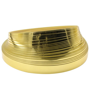 LC all'ingrosso di lusso leggero PVC <span class=keywords><strong>Rock</strong></span> bordo fascia di bordo dorato e argento spazzolato finitura per armadi e divani - Product Image 1