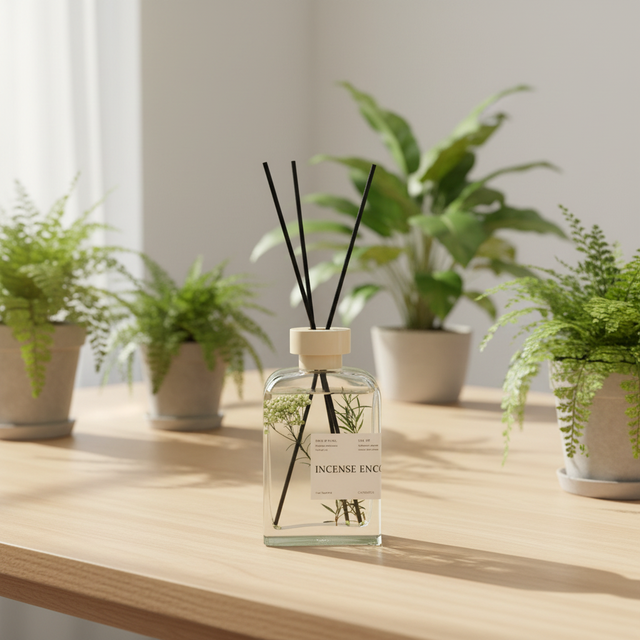 New Arrival Long Lasting Aromatic Reed Diffuser Bottle with Eco-Friendly Durable Design for Home Decoration