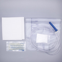 Kit de poche pour lavement médical sans latex en silicone avec impression de logo