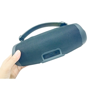 Cảm ứng LCD Màn hình hiển thị không dây Bluetooth Loa hỗ trợ USB TF AUX <span class=keywords><strong>FM</strong></span> Đồng hồ báo thức hẹn giờ Lịch máy tính bass loa siêu trầm - Product Image 5