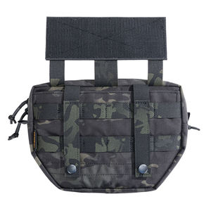 Pochette tactique multi-camouflage noire MOLLE, pochette abdominale tactique avec fermeture éclair YKK, sac administratif pour porte-plaque - Product Image 5