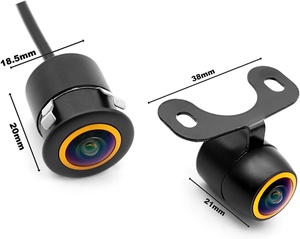 Telecamera Universale AHD 1080P Fisheye CCD 18.5mm Impermeabile con Ampio Angolo di Visione per Retromarcia e Parcheggio Auto - Product Image 3