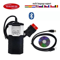 Testeur de batterie automobile transfrontalier de haute qualité à double carte V9.1 DS150 Vd150 2021.11 OBD2 12V avec écran LCD pour voyant moteur