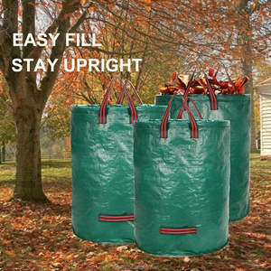 Venda quente Jardinagem Suprimentos Reutilizáveis Quintal Resíduos Coleção Sacos Leve Portátil Lawn Bags com Alças - Product Image 2