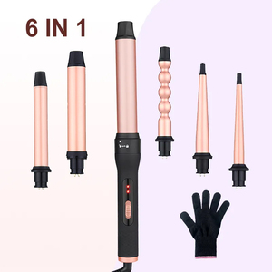 ชุดโรลม้วน<span class=keywords><strong>ผม</strong></span>เซรามิกม้วนผม6 in 1ทำจากเซรามิกไฟฟ้าใช้ในการม้วนผม - Product Image 1