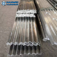 Profil Bentuk L Ekstrusi 6063 T5 6061 T6 Harga Batang Sudut Aluminium Per Kg