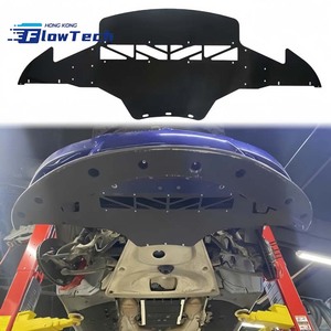 แผ่นกันกระแทกออยล์คูลเลอร์อะลูมิเนียมคุณภาพสูง FlowTech สำหรับ BMW E90 E92 E93 M3 S65 ปี 2008-2013 – ติดตั้งโดยตรง ไม่ต้องเจาะ - Product Image 2